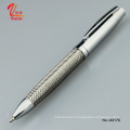 Stationery heavy stainless steel wire metal custom logo for gift ballpoint pen